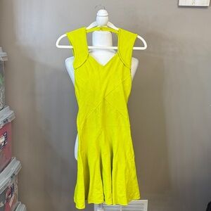 Marciano Bright Yellow Mini Dress